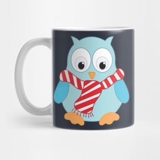 Cute Blue Owl Mug